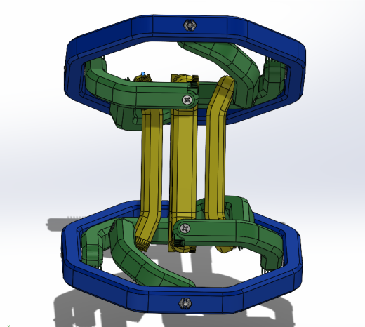 全向连杆结构腕关节III型3D图纸 Solidworks设计缩略图